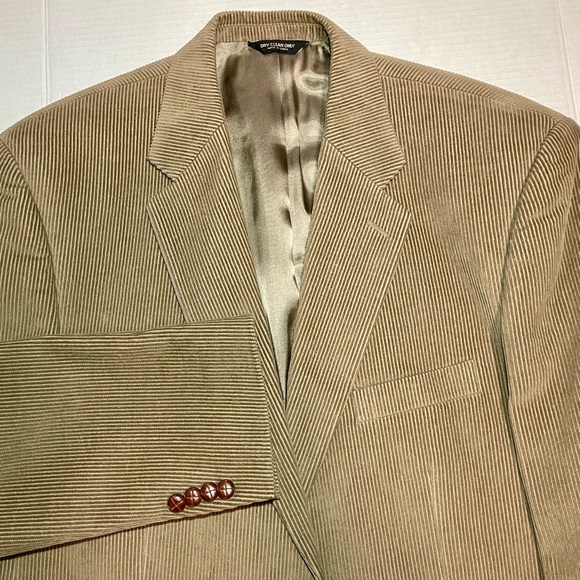 Ralph Lauren Other - Lauren Ralph Lauren Blazer Size 44L Brown Corduroy 100% Cotton Jacket